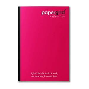  Paper Grid Unruled  Extra Long Note Book (136 pages,29.7x21cm)